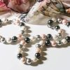 Stylishly contemporary Majorcan pearl necklace and bracelet