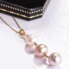 Enchanting natural orchid pearl and gold Terzetto Pendant, a snip at only £129