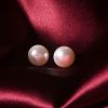 12mm pearl earrings set on 18ct gold studs