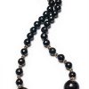 Beautiful Rossini Necklace in onyx and antiqued silver