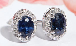 Sapphires, Diamonds and 18ct Gold: The Valois Earrings from Hatton Garden
