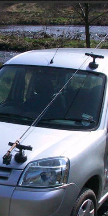 Top of the range Vac Rac Vacuum Locking Rod Carrier for all vehicles,  including Land Rover and Range Rover: Essential kit for salmon and trout  fishers - CountryClubuk
