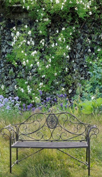 Elegant new Rococo Bench by Chelsea Gold Medallists Ascalon Design of Herefordshire: currently unavailable