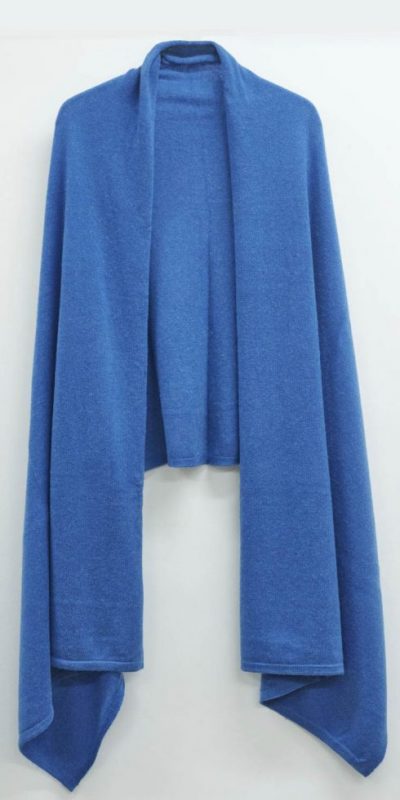 The New Camille Cashmere Knitted Wrap: Simple Warmth and Style: Handmade in Nepal: Exclusive Members' price