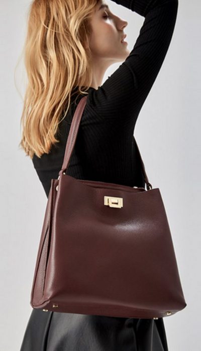 New collection: the elegant Italian designed and made Scicli leather tote bag for style sophisticates: currently unavailable