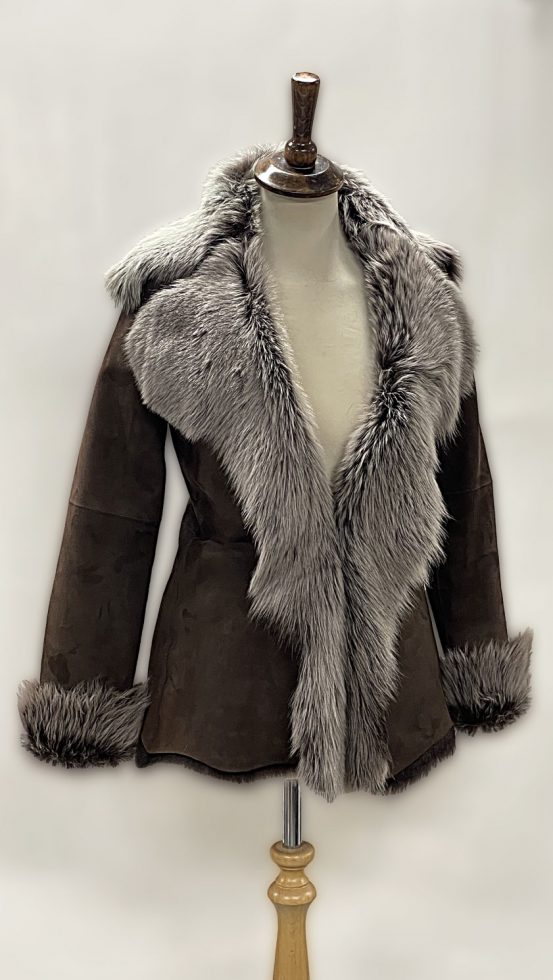 Sumptuous, silky Toscana Shearling Jacket, handmade in the UK from the ...