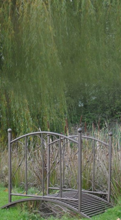 New season garden design: The Hearts Bridge by Chelsea Medallists Ascalon Design in brown