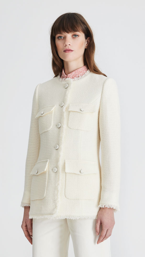 Really Wild Collection: The Classic Parisian Tweed Fringed Jacket with ...