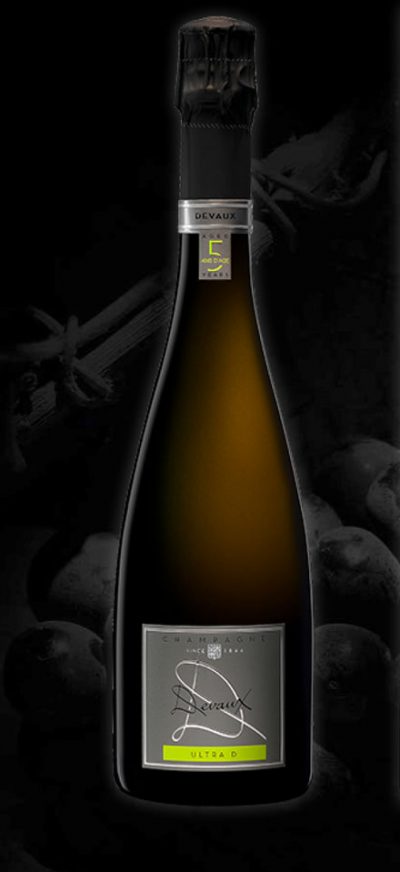 Multi-award-winning Devaux Champagne 'Ultra D' Extra Brut: purity personified: dry, racy, the great Champagne to pair with great caviar: case of six bottles delivered