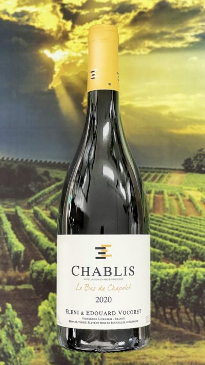 Excellent Domaine Eleni & Edouard Vocoret ‘Le Bas de Chapelot’ 2020: Delicious, high-class wine: Case of six bottles delivered: sold out