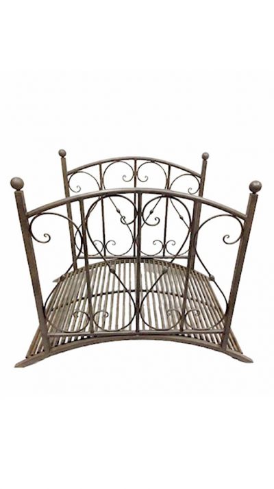 New season garden design: The Hearts Bridge by Chelsea Medallists Ascalon Design in brown - Image 2