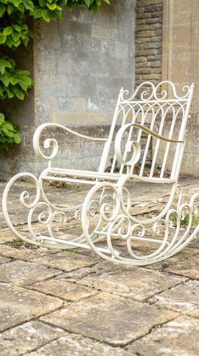 Rock chic: fabulous new Gothic Rocking Chair by Ascalon Design of Herefordshire for a touch of laidback garden style