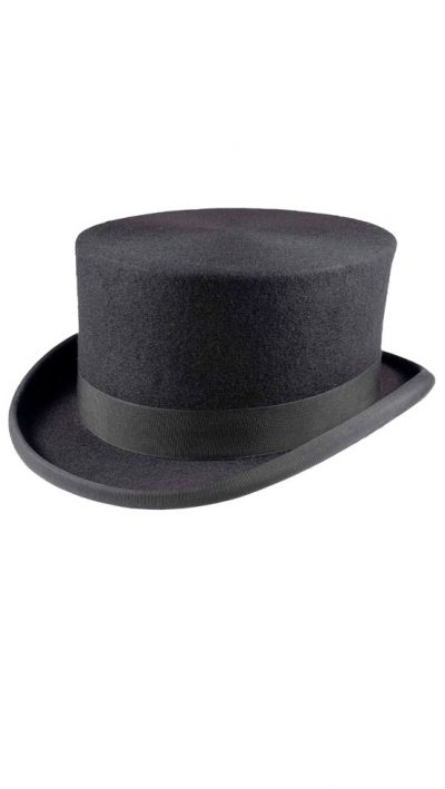 Christys' London Dressage Hat: proper classic style in pure wool felt with black or navy bow