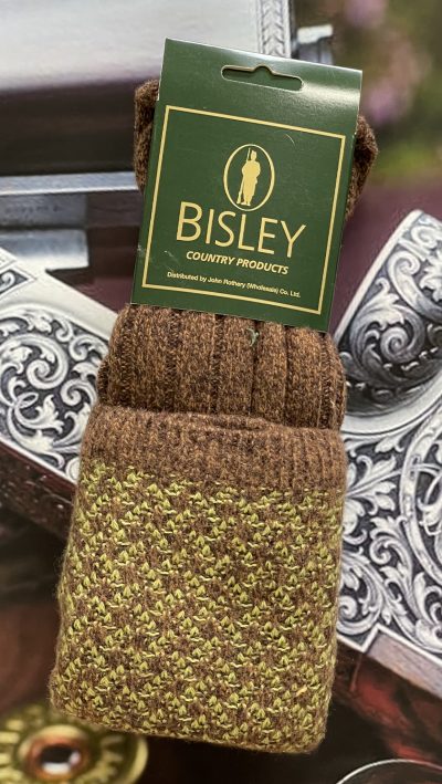 Bisley Hatfield Honeycomb Texture Shooting Stockings: best price for these smart, comfortable breek socks by leading shooting specialists: conker brown with subtle honeycomb tops and comfort cushioned foot, one size fits UK shoe sizes 6-11