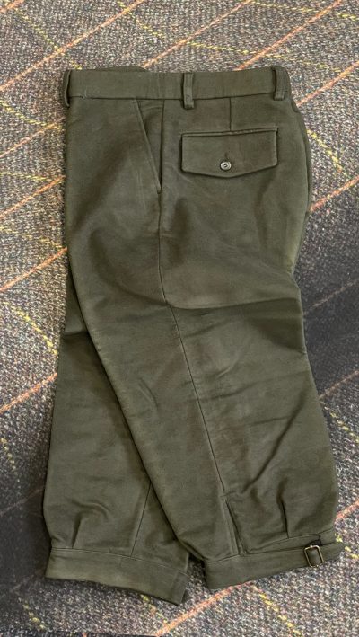 Moleskin breeks: best price for these high quality 100% cotton moleskins for sporting men: tailored by Hucklecote, 34in waist