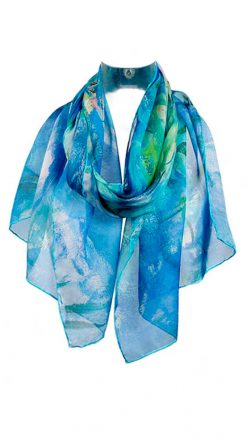 Monet Water Lilies silk scarf best price.