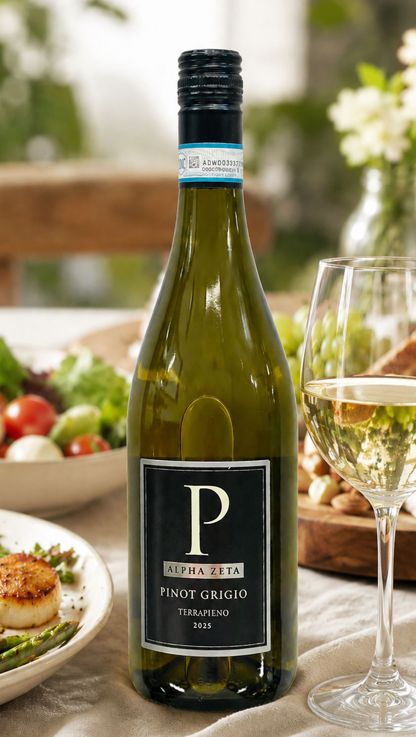 Alpha Zeta Terrapieno Pinot Grigio 2025 Italian white wine