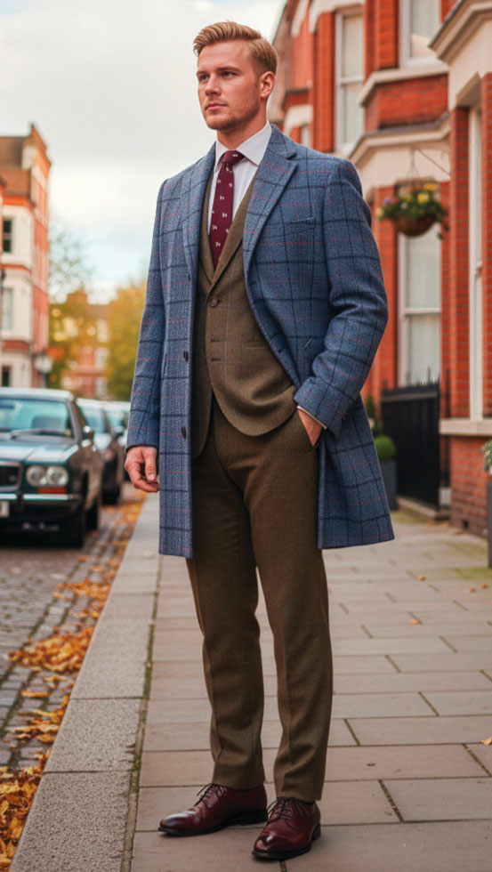 Gurteen tailored Mallalieus wool coat at CountryClubuk