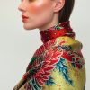 Born of flame and legend—art reborn in silk: Katsushika Hokusai: ‘Phoenix’, reimagined in a pure silk satin stole by Fox & Chave