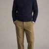 Gurteen Epsom pure cotton moleskin trousers in Thyme