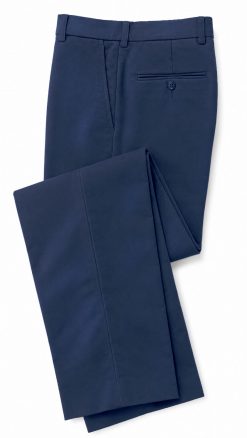 Gurteen Epsom pure cotton moleskin trousers in Navy
