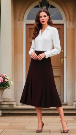 Really Wild flippy suede skirt at CountryClubuk