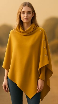 The oh-so-versatile 100% pure cashmere Graziella Poncho for a stylish extra layer for the new season: in 15 great colours
