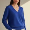 Lona Scott cashmere v-neck best price at CountryClubuk.