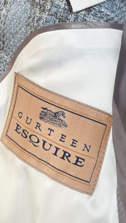 Gurteen Esquire label on Florence jacket tailored in Lanificio di Pray fabric