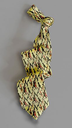 Lowry Going to Work silk tie best price at CountryClubuk