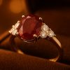 Ruby, diamond and 18ct gold ring from Hatton Garden with full certification and guarantee: best price at CountryClubuk