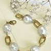 Baroque pearl and gold bracelet CountryClubuk