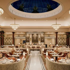 Gallery restaurant at the Savoy Hotel for Free Champagne as a CountryClubuk member.