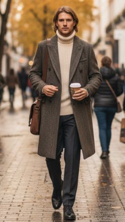 Magee herringbone coat best price at CountryClubuk