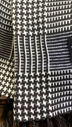 Alternative view of Tootal silk aviator scarf for your favourite high-flying man: best price for this luxurious 100% silk double sided scarf: high class, high quality, classic dogtooth or Prince of Wales check