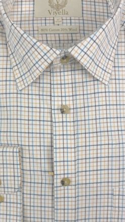 Viyella shirt tattersall check 80/20 best price at CountryClubuk