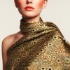 Silk Art: Gustav Klimt luxurious pure silk Hope Stole: beautifully hand finished