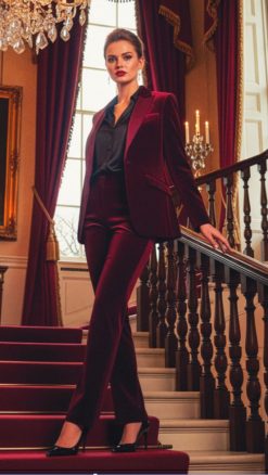 Really Wild Mayfair velvet suit at CountryClubuk