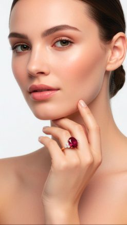 3.20-Carat Natural Ruby with Diamond Accents Hatton Garden at CountryClubuk best price