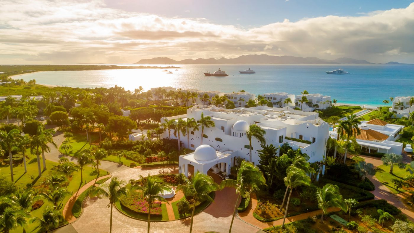 Aurora Anguilla five-star resort in the Caribbean.