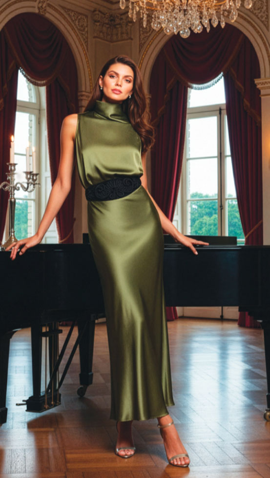 Really Wild Collection: the Cadogan Tie-Neck Blouse: a shimmer of silk for understated glamour