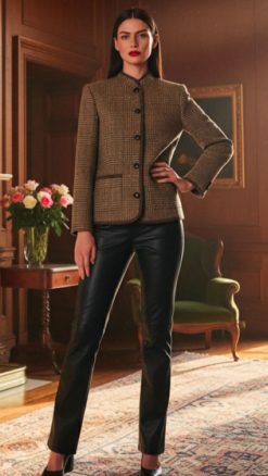 Really Wild Collection: Wiltshire Jacket in wool with Alcantara trim: traditional craftsmanship, refined country elegance
