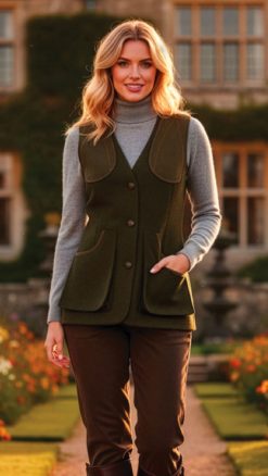 Really Wild nubuck leather waistcoat as worn by HRH the Princess of Wales: Beautifully elegant, timeless classic, perfect town and country style