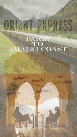 Venice Simplon-Orient-Express, a Belmond Train, from Paris to the Amalfi Coast May 4 2026 with CountryClubuk exclusive Members' rates
