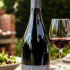 Domaine La Ligière Vacqueyras 2022 Southern Rhône red wine served al fresco, ideal with grilled meats and Mediterranean summer dining.