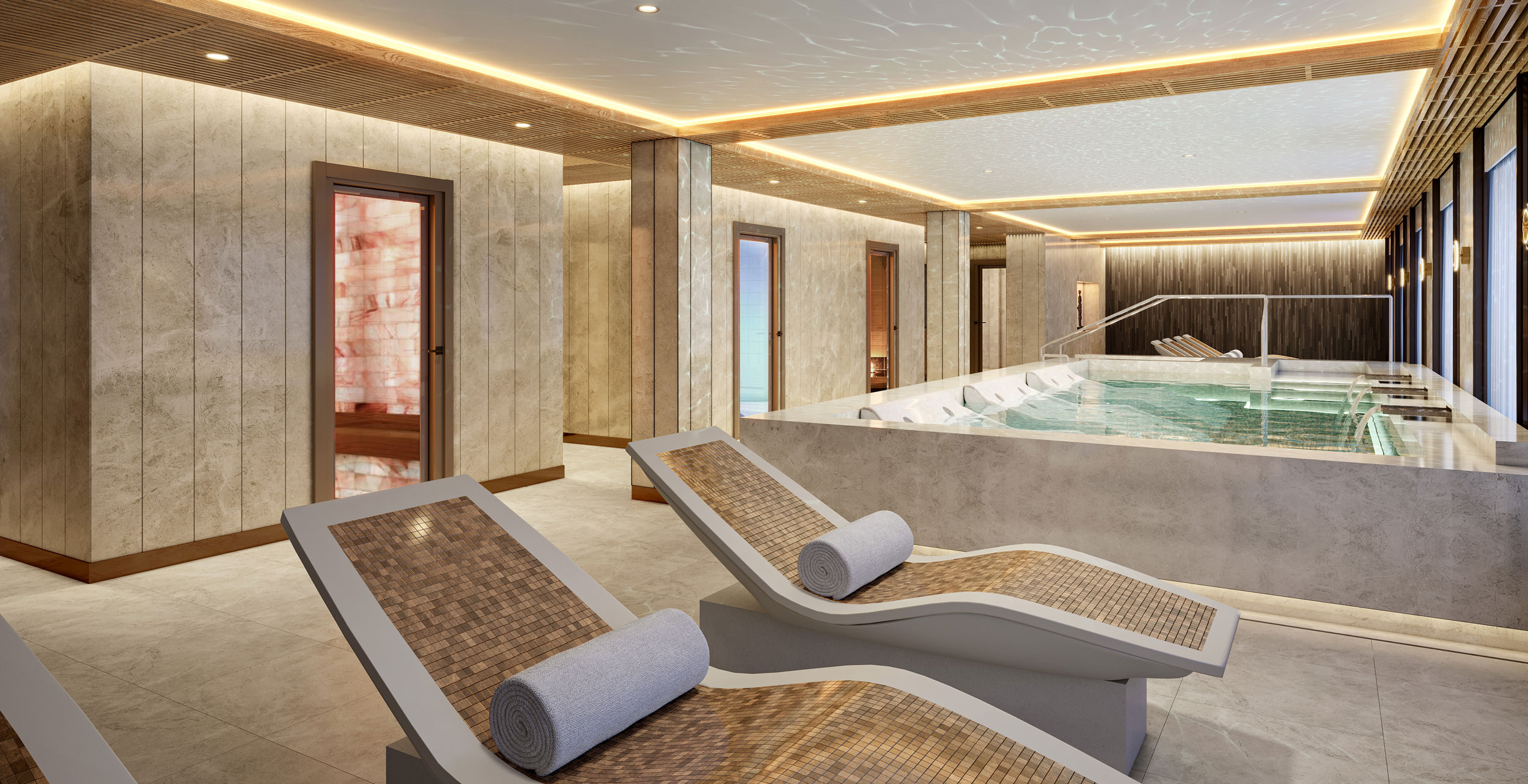Luxury spa and wellness facilities aboard Seven Seas Prestige