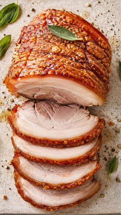 Fresh Iberian Duroc boneless pork leg joint from Britain's first Iberian pigs bred by Three Michelin-starred chef Brett Graham
