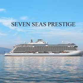 Seven Seas Prestige, Regent Seven Seas Cruises' newest ultra-luxury cruise ship at sea
