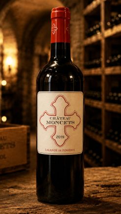 Château Moncets Lalande de Pomerol 2019 Right Bank Bordeaux, elegant Merlot-led claret from one of Bordeaux's outstanding recent vintages.