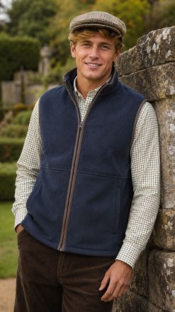 Hucklecote Glendale Fleece Gilet by Gurteen at CountryClubuk